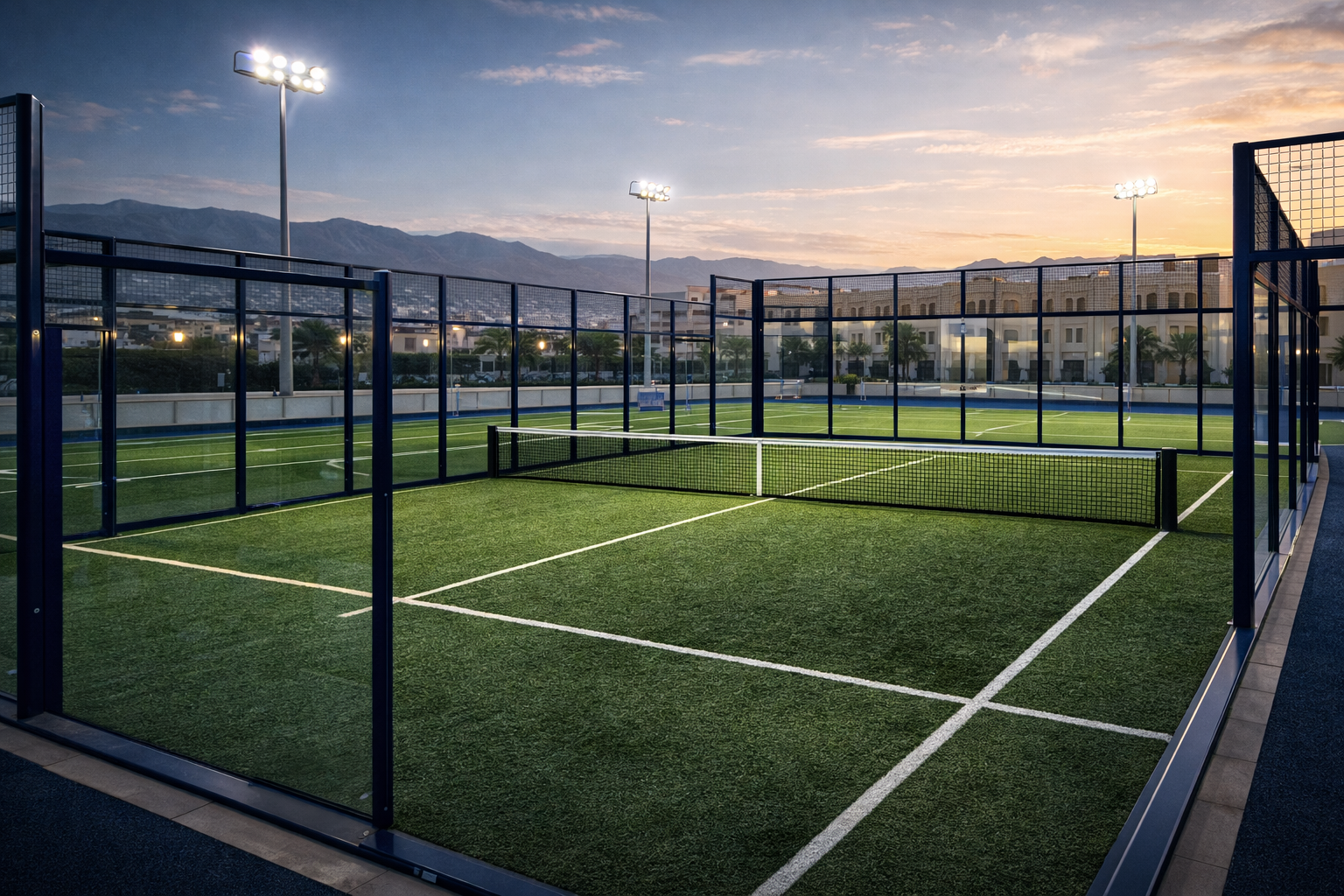 HL ACTION - Court de padel moderne au Maroc, installation professionnelle